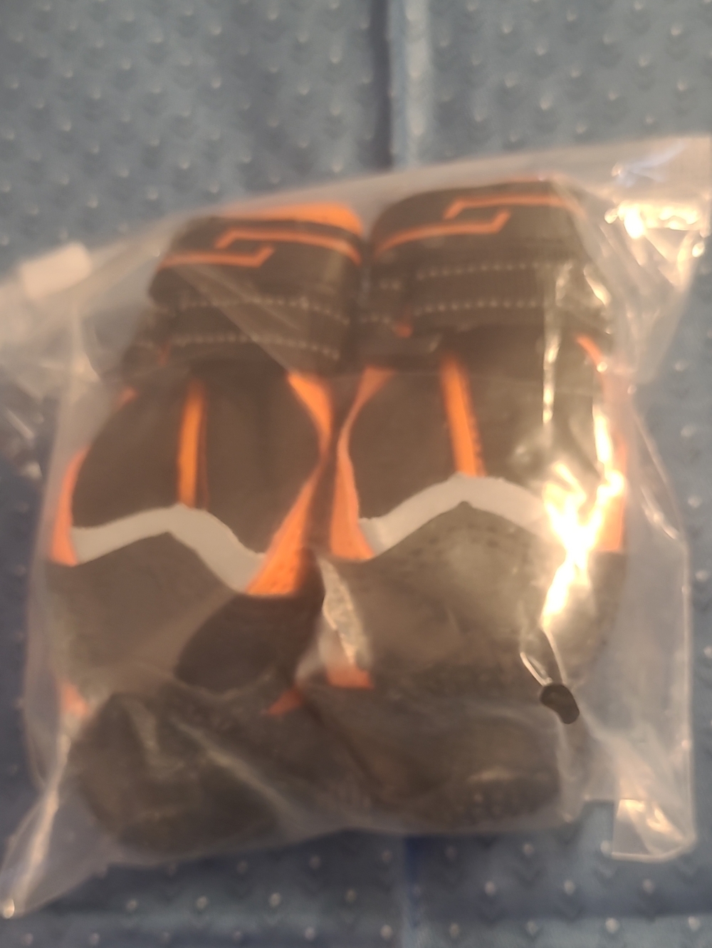 Dog Athletic Boots - Black & Orange Reflective Pet Shoes